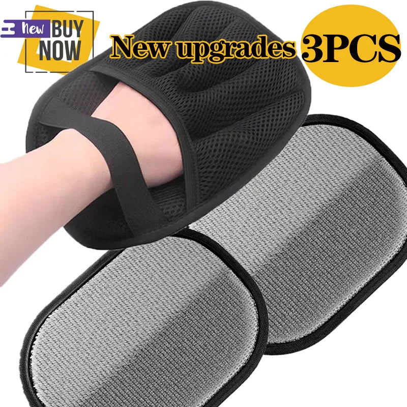 New Upgrades Pet Hair Removal Tools Reusable Gloves, Pet Double-Sided Beauty Gloves, Carpet Removal Pet Fur Hair Pet Supplies